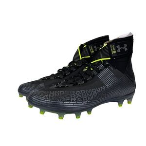 Under Armour Men's Highlight MC Football Cleats Black/Jet Gray Size 9.5 NIB